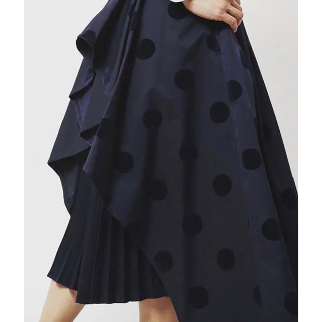 Drawer(ドゥロワー)のSHE TOKYO❁ドットスカート レディースのスカート(ロングスカート)の商品写真