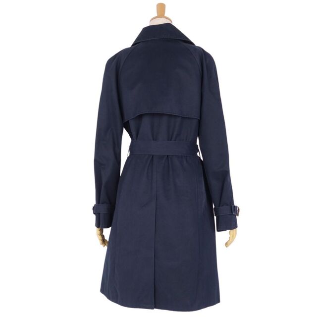 セリーヌ CELINE コート トレンチコート 裏地総柄 コットン100% アウター レディース フランス製 38(M相当) ネイビー