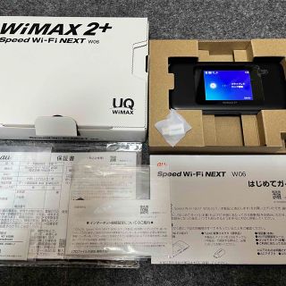 ファーウェイ(HUAWEI)のUQ WiMAX 2+ Speed Wi-Fi NEXT W06 (その他)