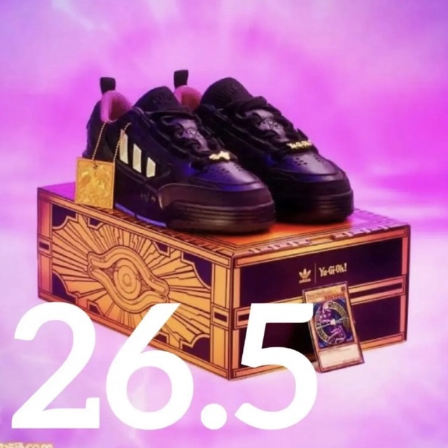 人気カラーの adidas - 26.5cm ブラックマジシャン adi2000 adidas 遊戯王 新品 スニーカー
