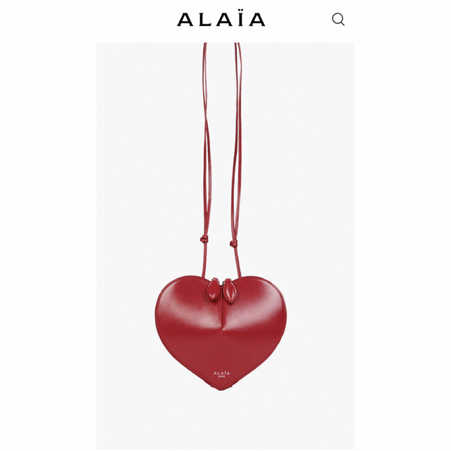 Azzedine Alaïa(アズディンアライア)の専用です❣️人気ALAIA ❤︎LE COEUR ハート バッグ レディースのバッグ(ショルダーバッグ)の商品写真