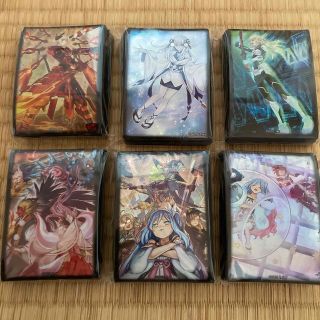 在庫処分・数量限定 遊戯王 海外 公式スリーブ 6種セット (70枚×6
