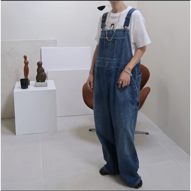 ARGUE アギュー OVERSIZED LADY OVERALL DENIM-