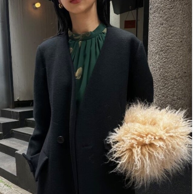 Ameri VINTAGE(アメリヴィンテージ)のAmeriVINTAGE新作完売品UND VEST SET WOOL COAT レディースのジャケット/アウター(ロングコート)の商品写真