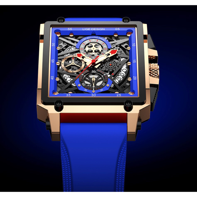 日本未入荷⚡️新品⚡️メンズ腕時計！クロノグラフ 黒 ❤️オメガファンに人気！