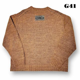 未使用品! TENDERLOIN Vネック コットン ニット ブラウン 茶 M