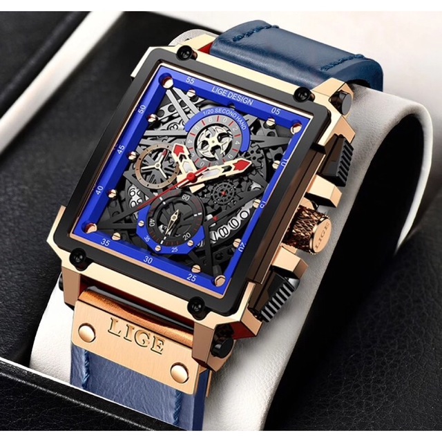 日本未入荷⚡️新品⚡️メンズ腕時計！クロノグラフ 黒 ★タグホイヤーファンに人気