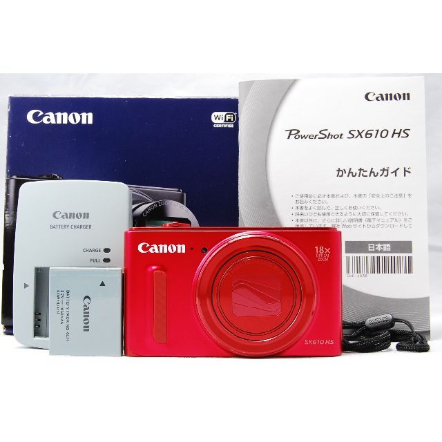 18倍重量■美品■Canon PowerShot SX610HS コンパクトデジタルカメラ