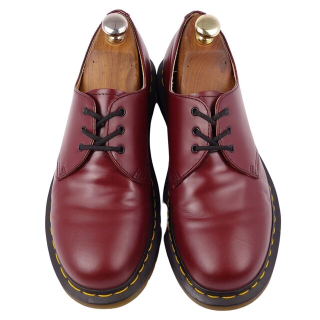 美品 ドクターマーチン Dr.Martens レザーシューズ 3ホール ローカット