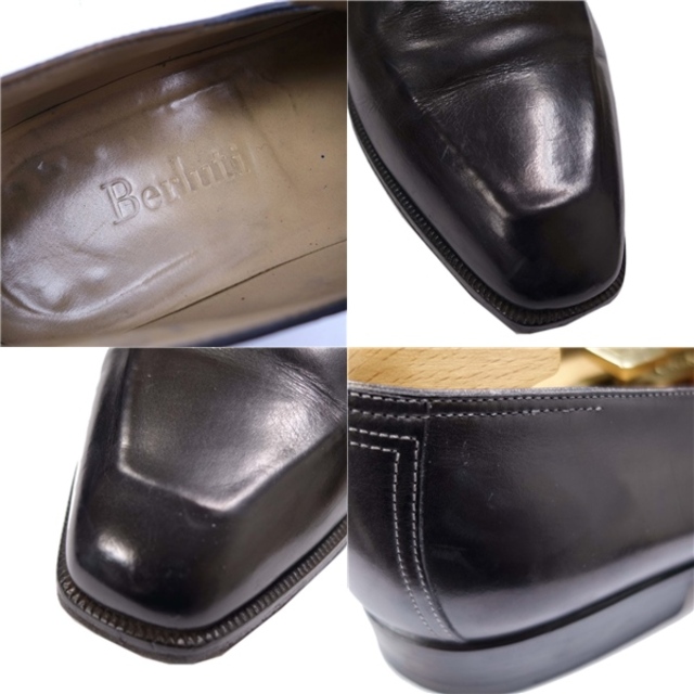 Berluti(ベルルッティ)のベルルッティ Berluti ローファー レザーシューズ ビジネスシューズ カーフレザー 革靴 メンズ 9(27cm相当) ブラック メンズの靴/シューズ(ドレス/ビジネス)の商品写真