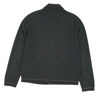 美品 エルメス HERMES ニット ドライバーズニット カシミヤ コットン セーター レディース トップス M カーキ