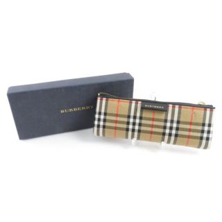 バーバリー(BURBERRY)の未使用BURBERRY バーバリーペンポーチ 1点Sオールドチェック ケース 筆記用具入れ 兼用 AO638C (ペンケース/筆箱)