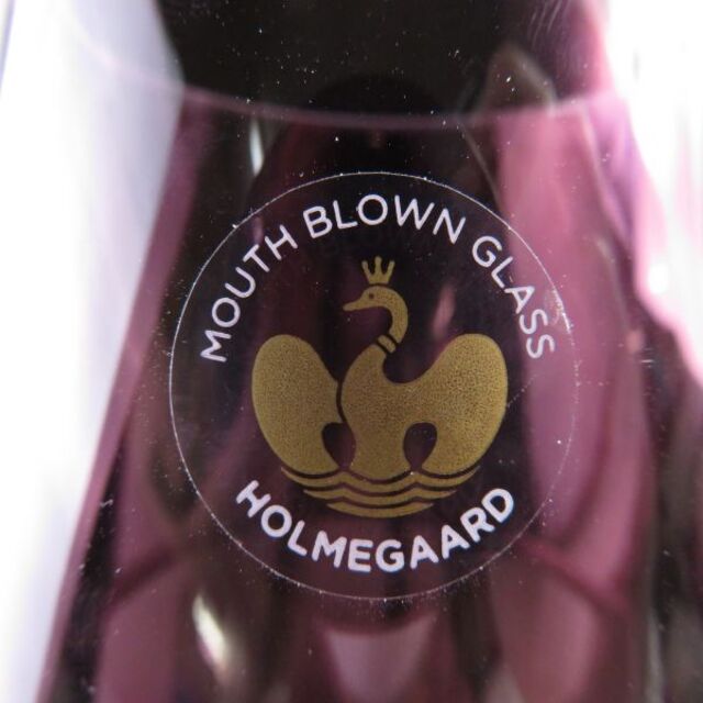美品 Holmegaard ホルムガード FLORA フローラ フラワーベース 1点 花瓶 花びん インテリア オブジェ SY5225A1