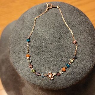 ジュエリーツツミ(JEWELRY TSUTSUMI)のはるか様💗専用k10ピンクゴールドマルチカラーブレスレット(ブレスレット/バングル)