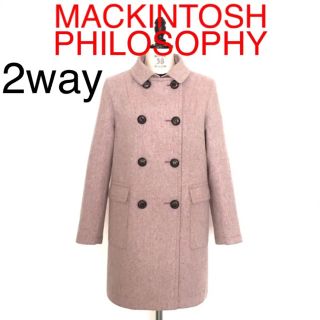 マッキントッシュフィロソフィー(MACKINTOSH PHILOSOPHY)の【MACKINTOSH PHILOSOPHY】ウールツイードコート(ロングコート)