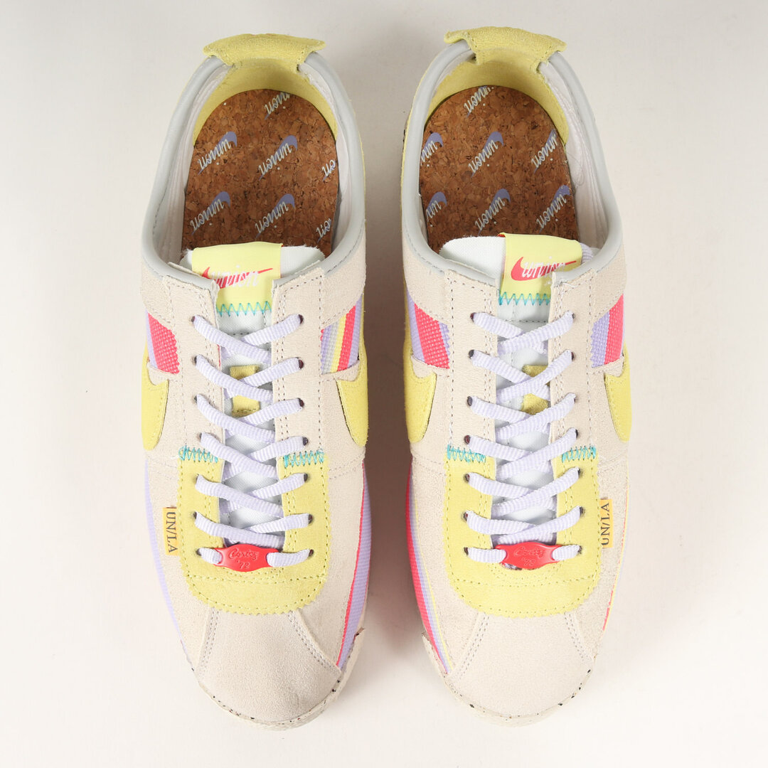 NIKE(ナイキ)のNIKE ナイキ UNION CORTEZ SP LEMON FROST (DR1413-100) 22SS ユニオン コルテッツ レモンフロスト グレーフォグ サイズ：US9.5 27.5cm スニーカー コラボ 【メンズ】【中古】【美品】 メンズの靴/シューズ(スニーカー)の商品写真