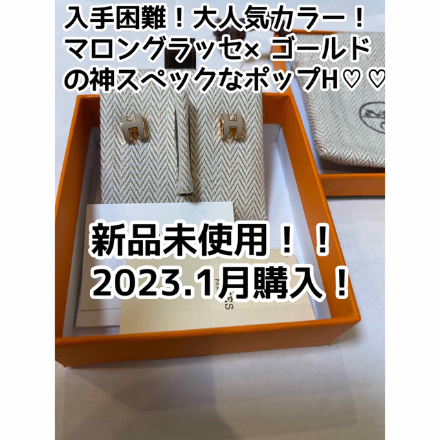 【最終値下げ！】《大人気》エルメス　ポップアッシュ　神スペックなピアス★