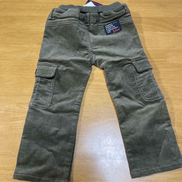 キムラタン(キムラタン)のコーデュロイ　カーゴ　パンツ　95 新品 キッズ/ベビー/マタニティのキッズ服男の子用(90cm~)(パンツ/スパッツ)の商品写真