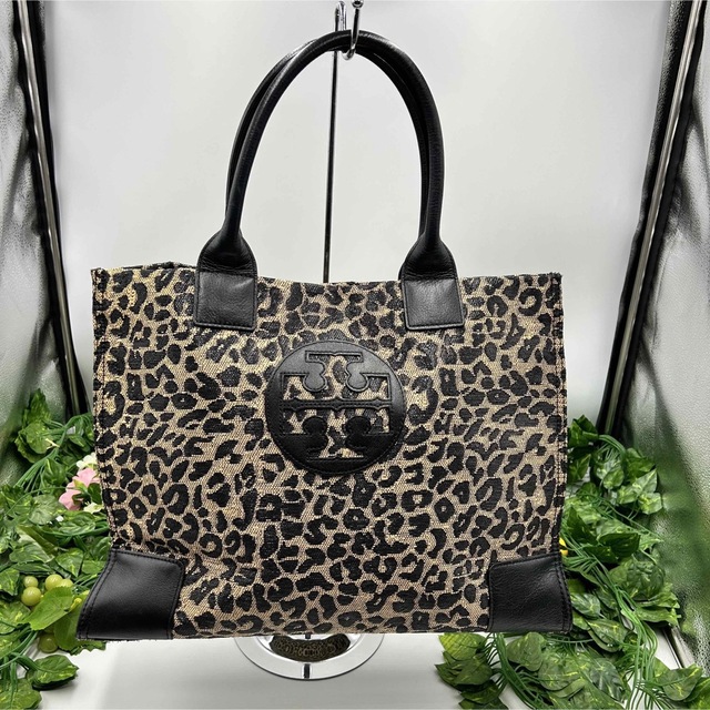 大きな取引 TORY BURCH トリーバーチ トートバッグ レオパード