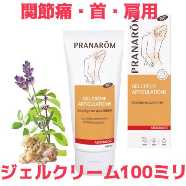 PRANAROM(プラナロム)のプラナロム（PRANAROM）関節、肩、腰用ブレンドジェルクリーム　100ミリ コスメ/美容のリラクゼーション(エッセンシャルオイル（精油）)の商品写真