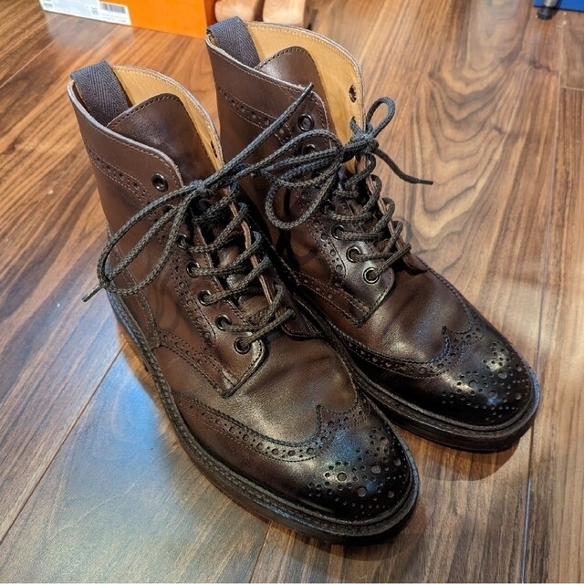 Trickers(トリッカーズ)の【kunihIko様】トリッカーズ ブーツ STOW エスプレッソ UK5.5 メンズの靴/シューズ(ブーツ)の商品写真