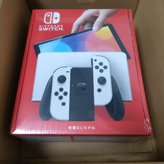 ニンテンドースイッチ(Nintendo Switch)の【新品未使用】Nintendo Switch　本体　有機EL ホワイト(家庭用ゲーム機本体)