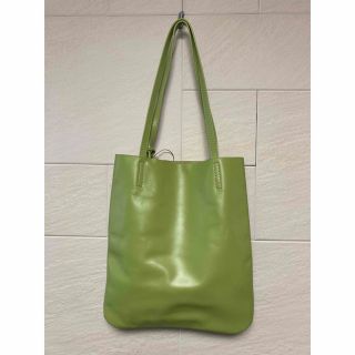 ユナイテッドアローズグリーンレーベルリラクシング(UNITED ARROWS green label relaxing)の鶯色トートバッグ／未使用／皮革(トートバッグ)