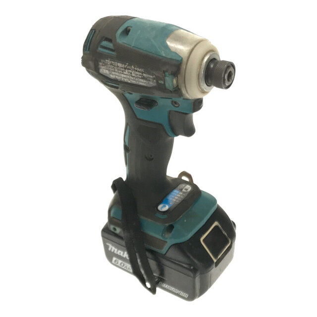 Makita(マキタ)の☆中古品☆makita マキタ 18V 充電式インパクトドライバ TD172D 青/ブルー バッテリー1個(BL1860B)付き 64829 自動車/バイクのバイク(工具)の商品写真