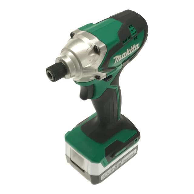 ☆比較的綺麗☆ makita マキタ 14.4V 充電式インパクトドライバー MTD001D バッテリー2個(14.4V 1.5Ah) 充電器付  65077