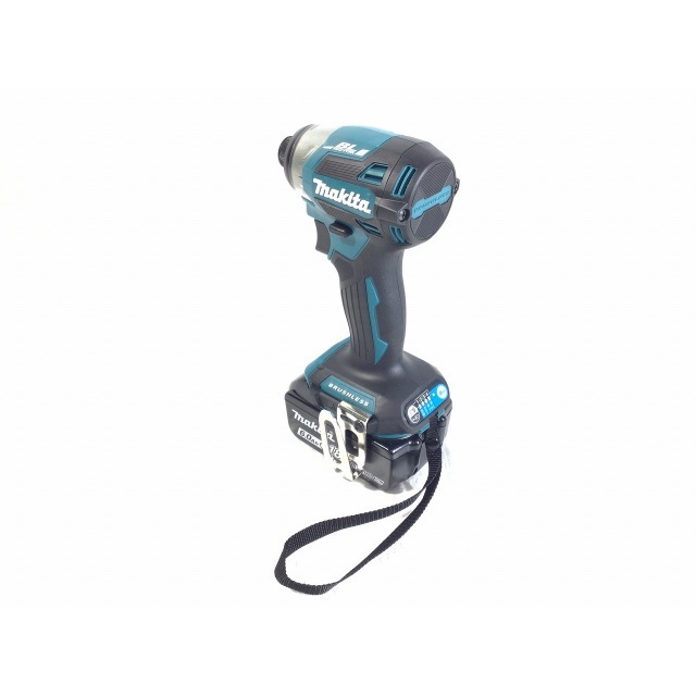 ☆未使用品 最新型☆makita マキタ 18V 充電式インパクトドライバ TD173DRGX 青/ブルー バッテリー2個 充電器 ケース付き  電動工具 65477