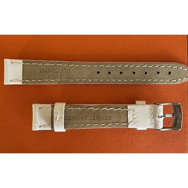 MORELLATO(モレラート)の時計ベルト(上質カーフのアリゲータ型押)  レディースのファッション小物(腕時計)の商品写真