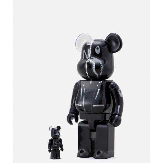 NEIGHBORHOOD(ネイバーフッド)のBE@RBRICK BAPE × NEIGHBORHOOD 100%&400% エンタメ/ホビーのフィギュア(その他)の商品写真