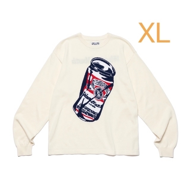 HUMAN MADE - XL Wasted Youth Budweiserコラボ缶グラフィック セーター