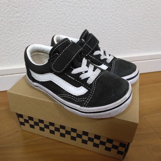 卸売 VANS バンズ キッズ 16cm オールドスクール ブラック macktiles.com