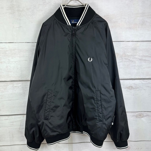 希少✨FRED PERRY ナイロンジャケット ブラック フレッドペリー