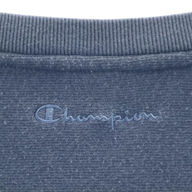 チャンピオン 青単復刻 Reverse Weave ロゴ刺繍 スウェット M グレー系 Champion 長袖 トレーナー メンズ   【221117】