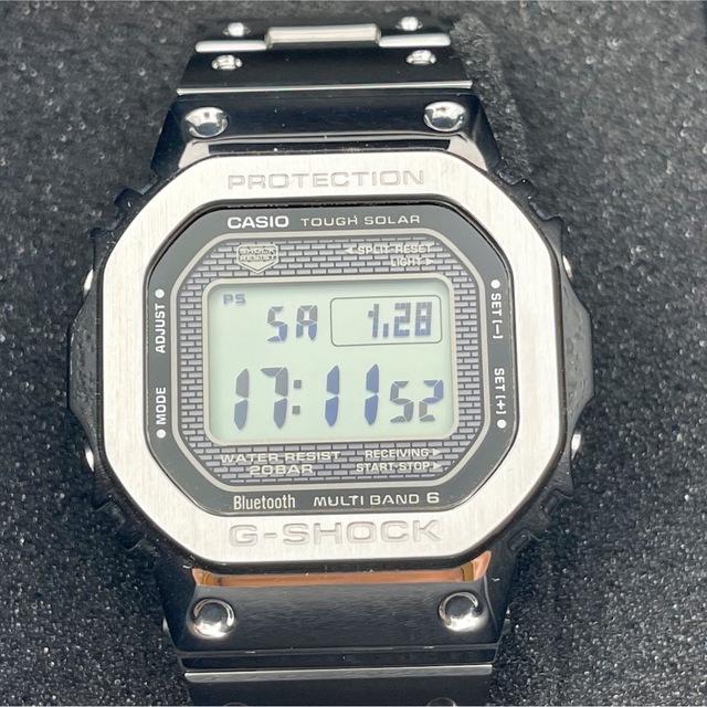 G-SHOCK フルメタル シルバー GMW-B5000D-1JF 電波ソーラー