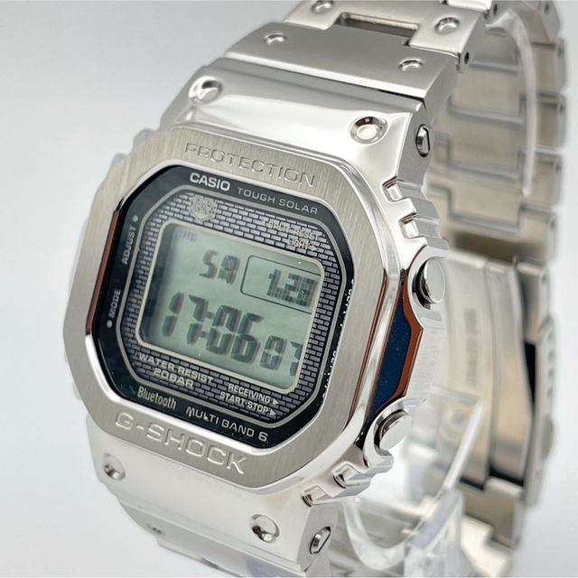 G-SHOCK フルメタル シルバー GMW-B5000D-1JF 電波ソーラー