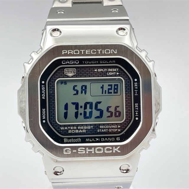 G-SHOCK フルメタル シルバー GMW-B5000D-1JF 電波ソーラー