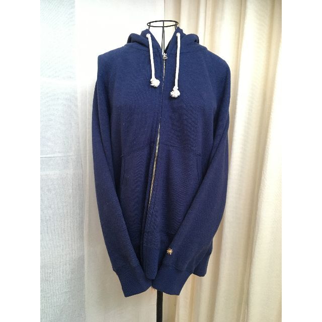 zip up hoody ラグラン裏起毛