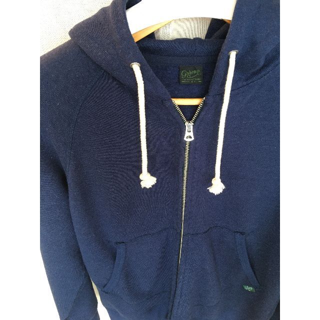 zip up hoody ラグラン裏起毛