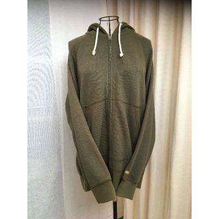 ゴーヘンプ(GO HEMP)のzip up hoody ラグラン裏起毛(パーカー)