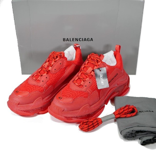 大人気定番商品 Balenciaga - BALENCIAGA / トリプルSトレーナー クリアソール スニーカー