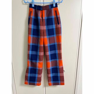 SLY BIG CHECK KERSEY SLACKS PT