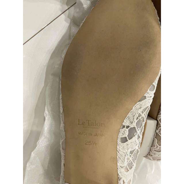 Le Talon(ルタロン)のLe Talon  ルタロン バレエシューズ 結婚式　25.5センチ レディースの靴/シューズ(バレエシューズ)の商品写真