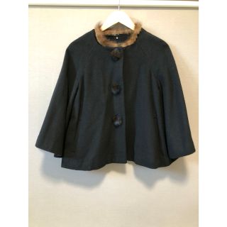 シップス(SHIPS)のSHIPS LITTLE BLACK   ノーカラー  ミンクファー コート (毛皮/ファーコート)