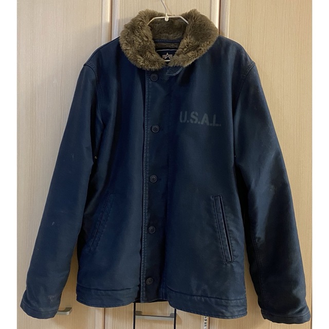 極美品 ALPHA INDUSTRIES N-1デッキジャケット サイズM