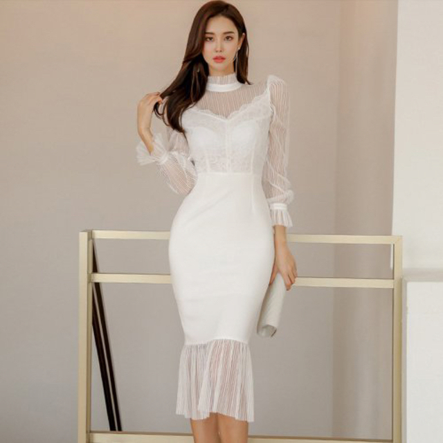 【本日限定セール】ROBEジャンル 韓国ファッション マーメイドキャバドレスホステス