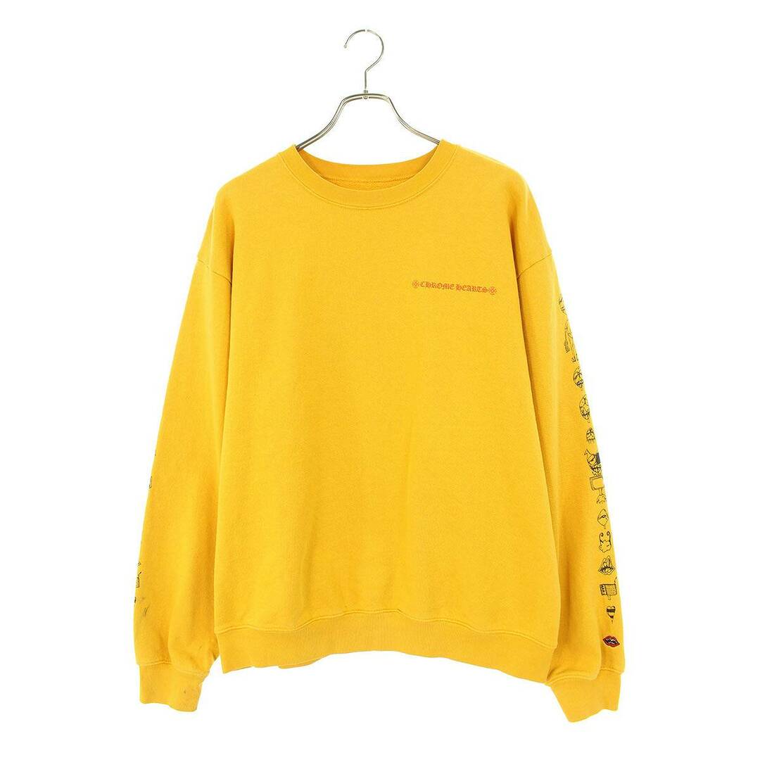 クロムハーツ PPO mustard LS MATTY BOYバックプリント長袖カットソー  メンズ L