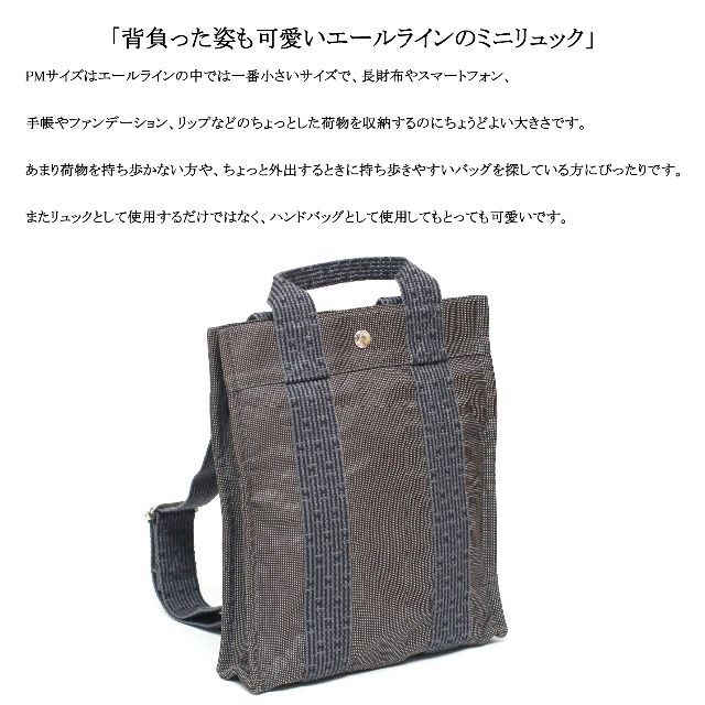 Hermes(エルメス)の【新品】◇エルメス◇ エールライン PM / グレー / ミニ リュック レディースのバッグ(リュック/バックパック)の商品写真